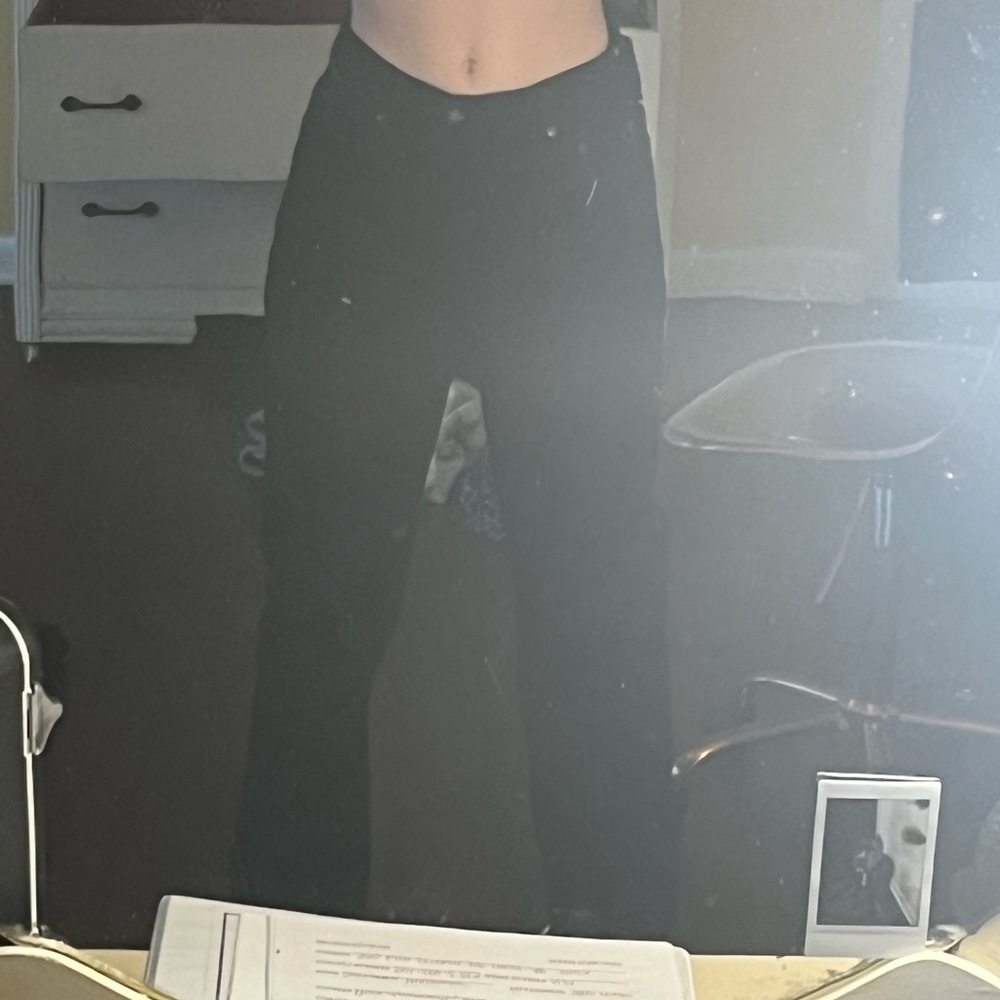 Baggy black jeans